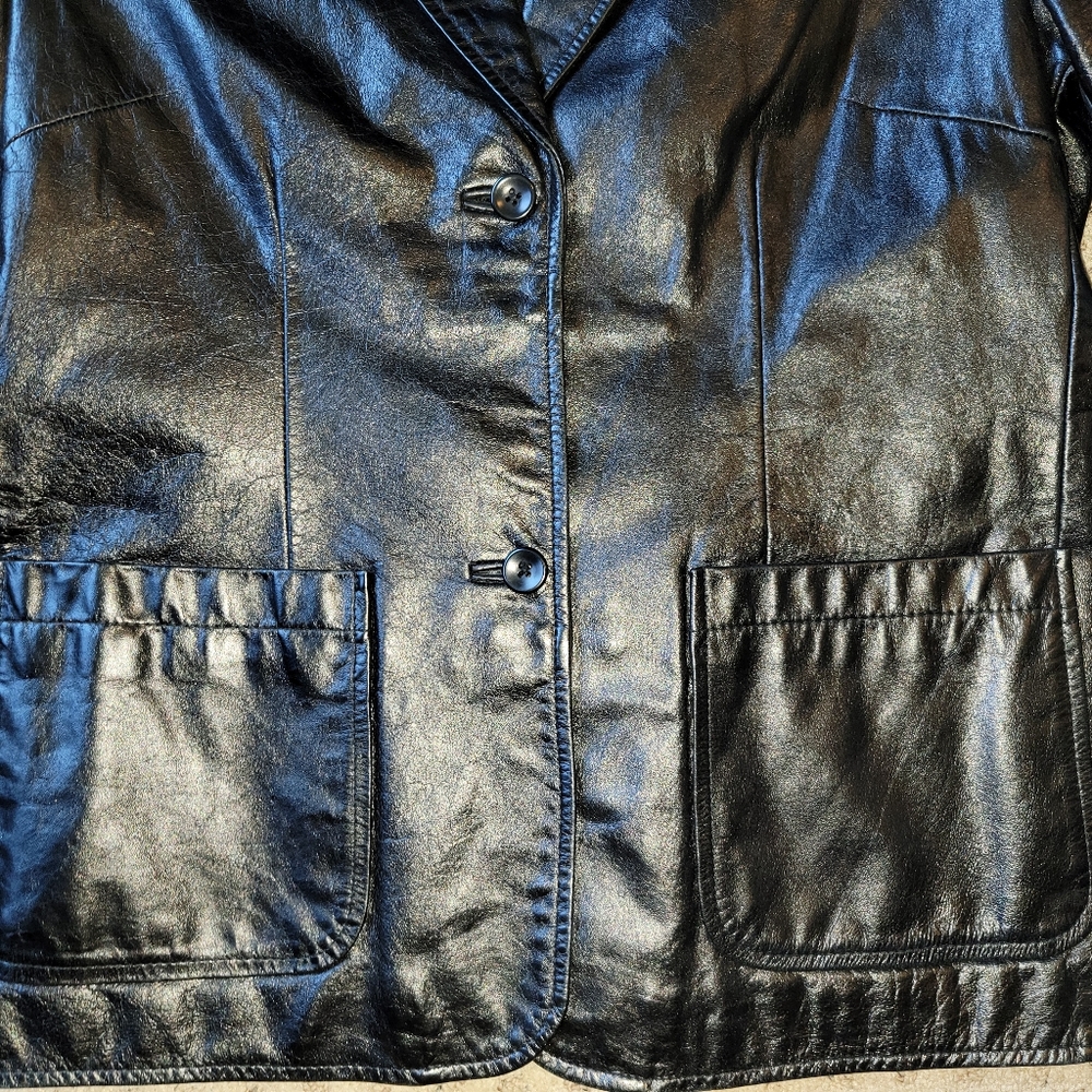 Gap Leather Jacket - image 4
